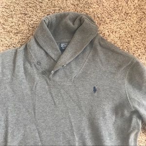 Medium polo cowl neck sweater